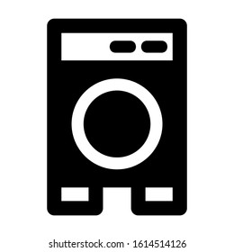 machine wash icon isolated sign symbol vector illustration - high quality black style vector icons
