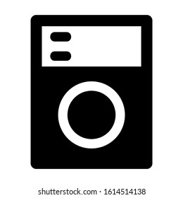 machine wash icon isolated sign symbol vector illustration - high quality black style vector icons
