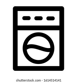machine wash icon isolated sign symbol vector illustration - high quality black style vector icons
