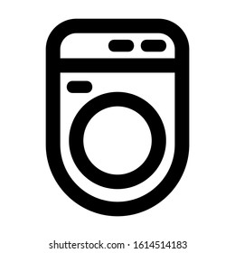 machine wash icon isolated sign symbol vector illustration - high quality black style vector icons
