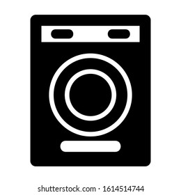 machine wash icon isolated sign symbol vector illustration - high quality black style vector icons
