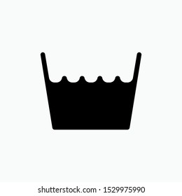 
Machine Wash Icon - Vector, Sign and Symbol for Design, Presentation, Website or Apps Elements.