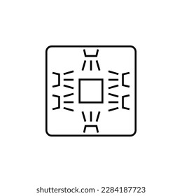 Icono del signo de lavado de máquina aislado en fondo blanco. Símbolo gráfico moderno, simple, vector, icono para el diseño de sitios web, aplicación móvil, ui. Ilustración vectorial