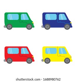 
Machine.Children's car in white background. vector