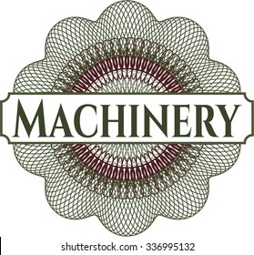 Machinery abstract rosette