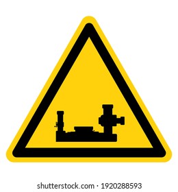 Machinery Area Symbol Sign, Vector Illustration, Isolate On White Background Label. EPS10