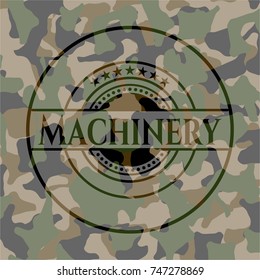 Machinery camouflaged emblem
