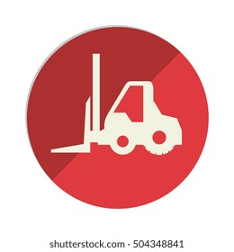 machinery construction design isolated