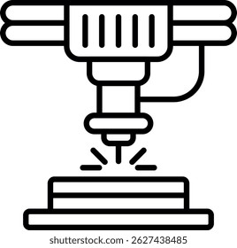 Maquinaria Creative Vetor Icon Design
