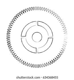 machinery gear isolated icon