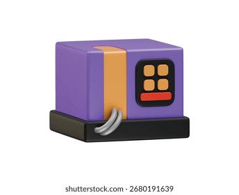  Icono de maquinaria Ilustración 3D Render