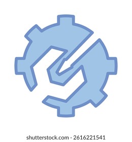 Machinery Icon Element For Design