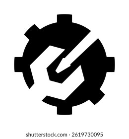 Elemento de icono de maquinaria para diseño