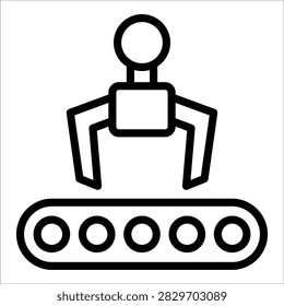 Machinery Icon Element For Design