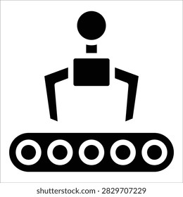 Machinery Icon Element For Design