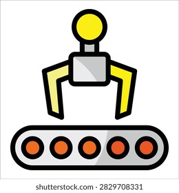 Machinery Icon Element For Design