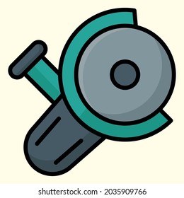 machinery icon illustration vector graphic