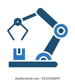 Línea de ícono de maquinaria Ilustración vectorial