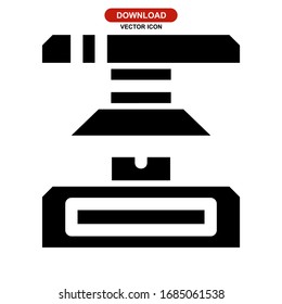 machinery icon or logo isolated sign symbol vector illustration - high quality black style vector icons
