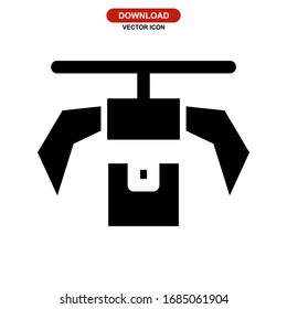 machinery icon or logo isolated sign symbol vector illustration - high quality black style vector icons
