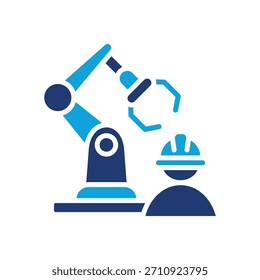 Maschinensymbol Gemischte Vektorgrafik