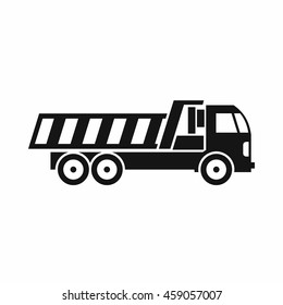 Machinery icon in simple style isolated on white background. Transport symbol