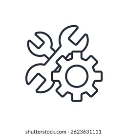 ícone de máquina. vetor.Editável traço.sinal de estilo linear para usar web design,ilustração logo.Symbol.