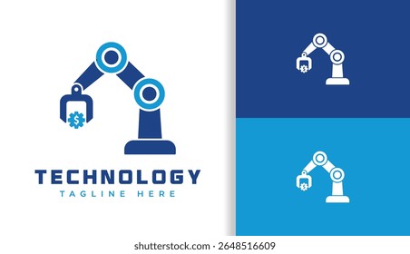 MACHINERY LOGO, BUSINESS AUTOMATION LOGO, LOGO IN BLUE