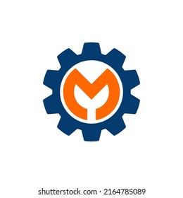 Máquina El logotipo puede utilizarse para iconos, signos, logotipos, etc