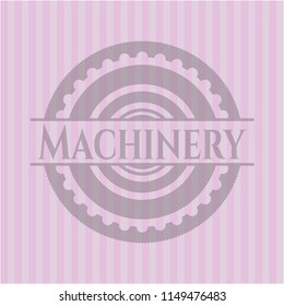 Machinery pink emblem