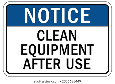 Machinery service instruction sign and labels