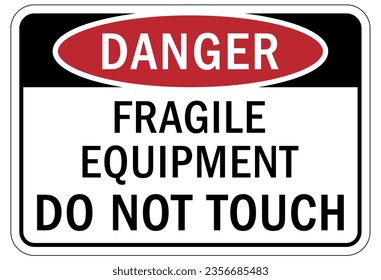Machinery service instruction sign and labels