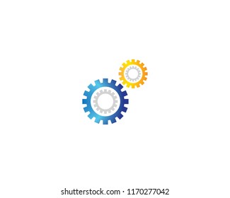 Machinery technology logo icon