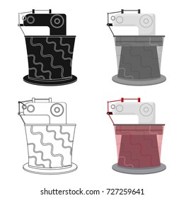 Machinery,single icon in cartoon style.Machinery vector symbol stock illustration web.