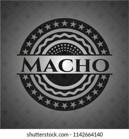  Macho black emblem. Vintage.