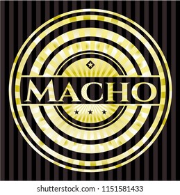Macho gold badge