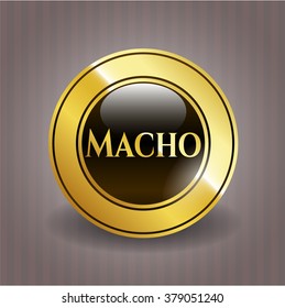 Bandera de oro de macho
