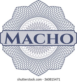Macho money style rosette