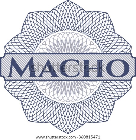 Macho money style rosette