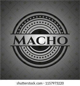 Macho realistic dark emblem