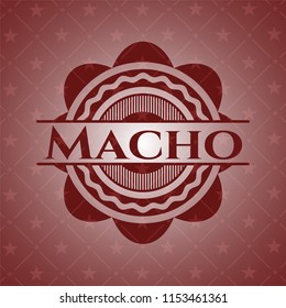 Macho red emblem