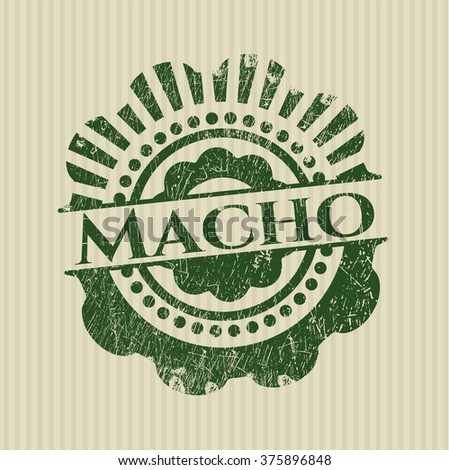 Macho rubber grunge texture seal