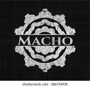 Macho escrito en una pizarra