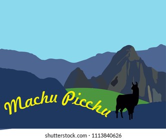 Machu Picchu Banner Stock Vector (Royalty Free) 1113840626 | Shutterstock