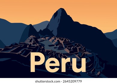 Machu Picchu, empoleirado nas Montanhas dos Andes, oferece vistas panorâmicas deslumbrantes da paisagem circundante, tornando-a um destino perfeito para aventureiros e entusiastas da história.