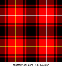 MacIver Modern Tartan. Seamless pattern for fabric, kilts, skirts, plaids
