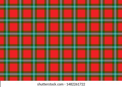 MacLaine Tartan. Seamless rectangle pattern for fabric, kilts, skirts, plaids