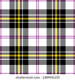 MacPherson Dress Ancient Tartan. Tartan imitation for prints on fabric and clothing, interior decoration, Scottish-style websites. Seamless pattern.