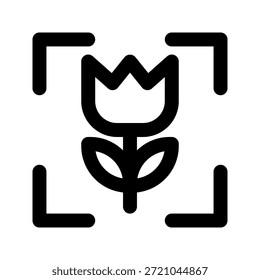 Icono de línea de macro. El ícono se puede utilizar para Sitios web, App móviles, Plantillas de presentación, ilustración, etc.