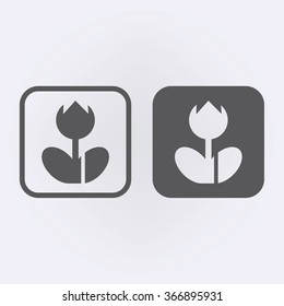 Macro photo frame sign set . Vector illustration